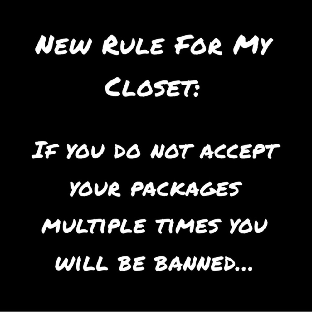 ❣️PLEASE READ BEFORE PURCHASING FROM MY CLOSET ❣️